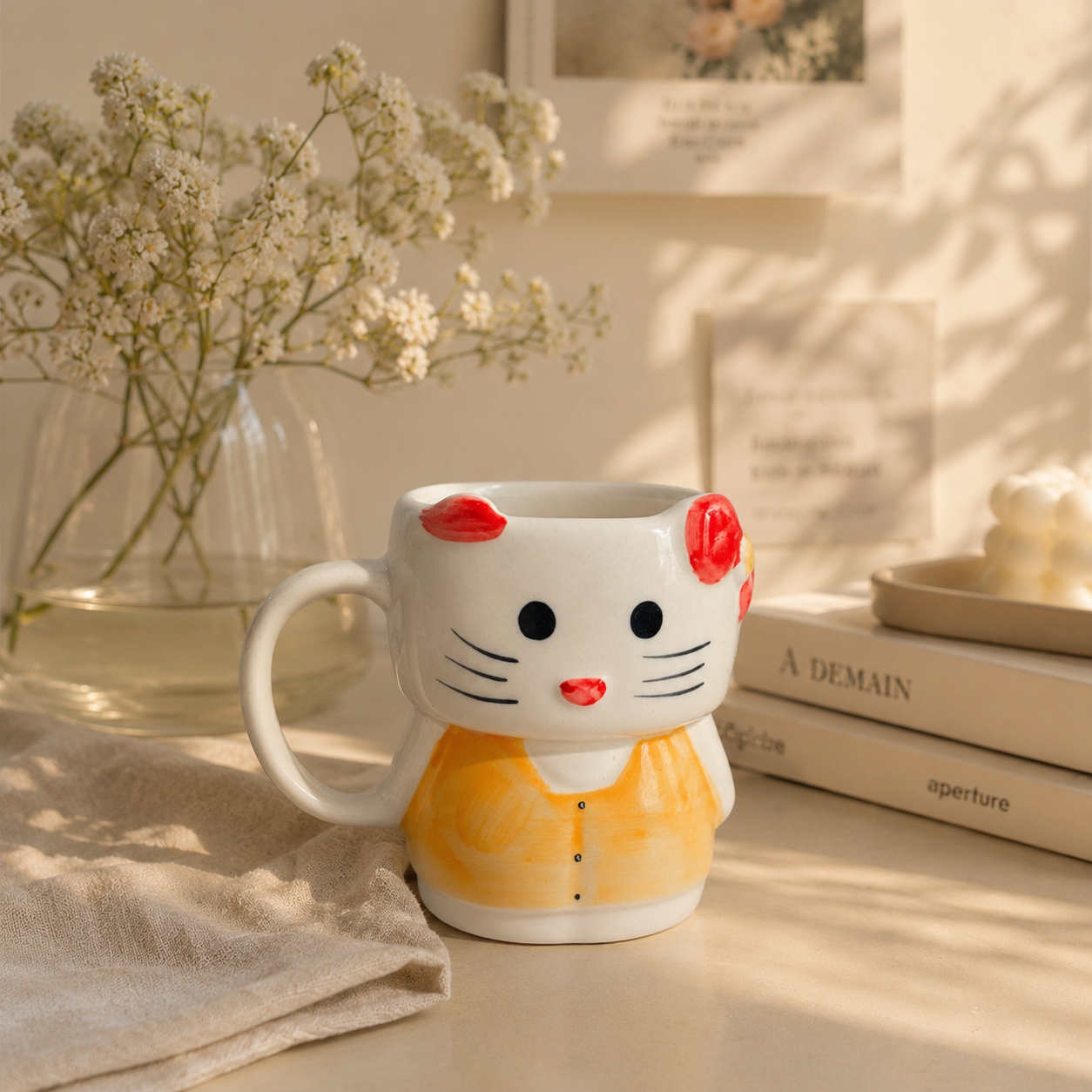 Cute Cat Kitty Ceramic Coffee Mug