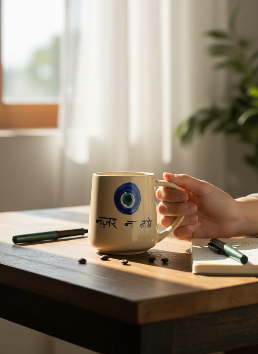 Nazar Na Lage Ceramic Coffee & Chai Ceramic Mug