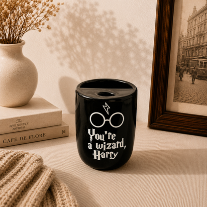 You're a wizard- Inspired Ceramic/Tumbler- with stainless steel straw- UV DTF Stickers