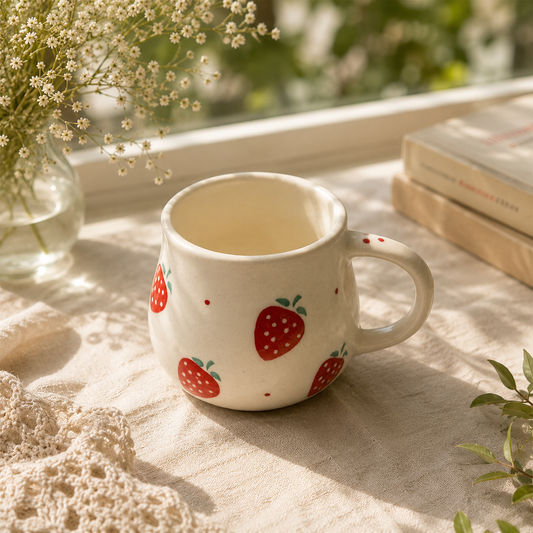 Strawberry Ceramic Mug