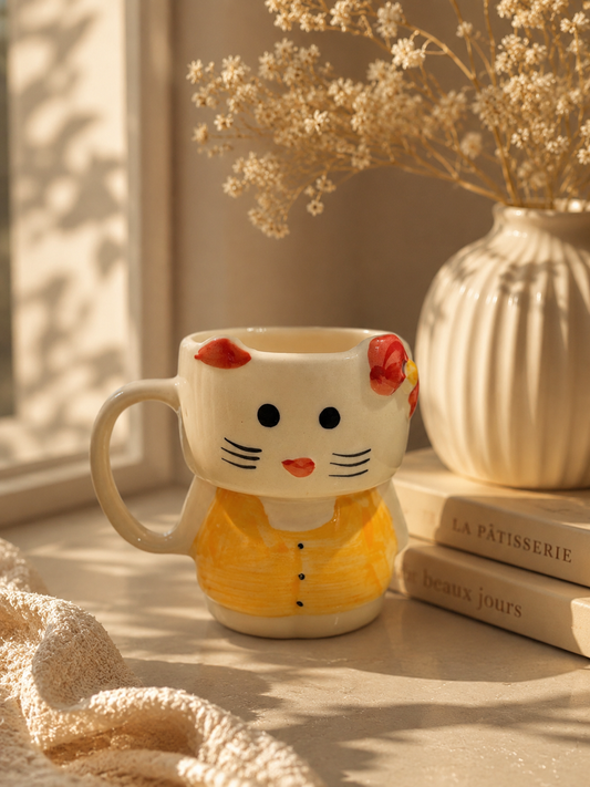 Cute Cat Kitty Ceramic Coffee Mug